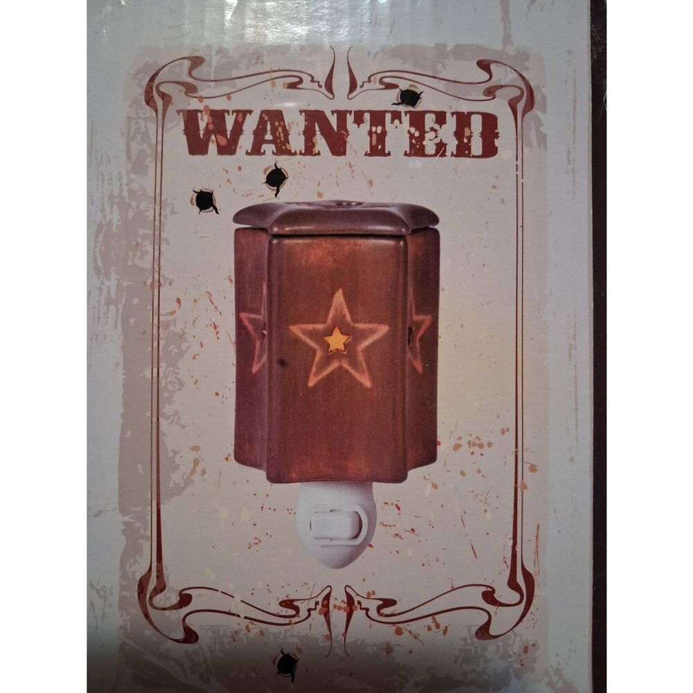 Scentsy scentsational rustic star plug in wax warmer